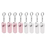 Personal Alarm CE Version 8 Pack - 4x Pink - 4x White
