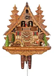 Engstler Quartz Cuckoo Clock - The Rocking Horse AH 4995 QMT NEW