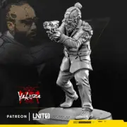 Mr. Kazue Yakuza Cyberpunk Unit9 Miniature 32mm Resin Printed Sci-Fi Tabletop