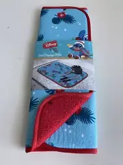 Disney Stitch Christmas Dish Drying Mat Santa Claus Hat Mistletoe Gifts NEW