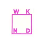 WKND LOGO - NEON PURPLE 貼紙《JIMI SKATE SHOP》