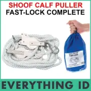 SHOOF CALF PULLER FAST-LOCK COW 3-PULLEY SYSTEM COMPLETE KIT