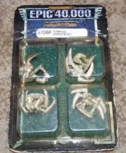 CITADEL WARHAMMER EPIC 40,000 TYRANID CARNIFEXEX 8706F SEALED ON CARD