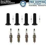 Ignition Coil Boots & Iridium Spark Plug Kit Set for Colorado Canyon Truck