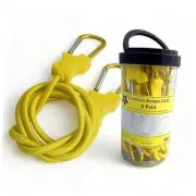 6 Pack Bungee Cord with Carabiner - 36 Inch Premium Tie Down Straps-Superior