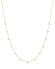 Diamond Droplet Necklace in 14K Yellow Gold, 0.50 ct. t. w.