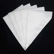 100 Small Disposable Piping Bags, Plastic Icing Bags, Cake Cookies, Dessert Cupcakes, Decoration, 22 x 33 x 37 cm