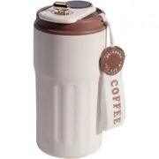 Intelligent Temperature Display Thermos Cup For Men'S And Women'S Coffee Cups(Dark Brown)