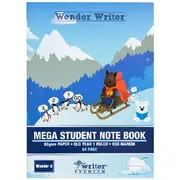 Writer 330x240mm 80gsm Student Notebook Year 1 QLD 64 Page