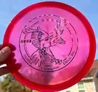 Flat Roc3 Big Bird Champion 180G Disc Golf Innova Swirls Red USA America #3705