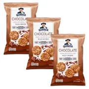 Quaker Rice Crisps Cakes CHOCOLATE 3 Bags 3.53 oz ea.