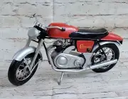 1:12 NORTON COMMANDO 850cc Touring Motorcycle Bike MIB`75 Artwork Art Deco Gift
