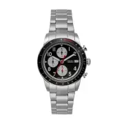 Fossil Sport Tourer Chronograph Black Dial Stainless Steel band Men's Watch