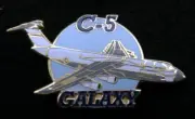 C5 GALAXY MAC TRANSPORT LAPEL HAT PIN UP US AIR FORCE ANG MILITARY AIRLIFT CMD *