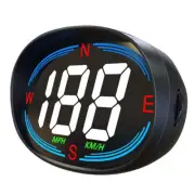 LED Car Head Up Display Gauge Digital GPS Speedometer Overspeed Alarm Compass (for: Kia)