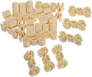 20pcs Plastic Train Track Accessories Miniature Train Tracks Clips Railway Securing Connectors Toy Train Expansion Parts for Kids