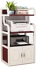 Printer Table Printer Stand Printer Shelves Floor-Standing Printer Stand with Storage Desk Organizer Printer Shelf for Home Office Printer Shelf Printer Rack (Color : F)