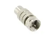 F-Type Male to RCA Female TV Cable Connector Adaptor