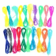 20 Pcs Plastic String Ropes Plastic Gimp String Plastic Beading Thread
