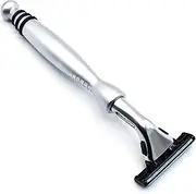 All Metal Heavyweight Gillette Sensor Compatible Razor Handle - One Gillette Sensor Blade Included