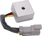 Grcfumo Car Rectifier Voltage Regulator, Metal Car Voltage Regulator Rectifier, Rustproof Voltage Regulator Rectifier for 4 Cycle 12V Gas 2004 up