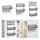 Refrigerator Side Shelf Kitchen Spice Rack for Cabinet Bathroom Laundry Room