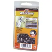Hillman Borefast 1-1/2 In. White Anchor & Screw in One (75-Count) 377632 HILLMAN