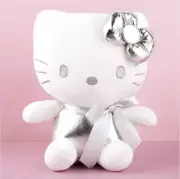 Sanrio Characters Official Plush Doll Series : Hello Kitty Silver Ribbon 9"