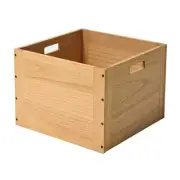 Kirigen Stackable Wood Storage Cube /Basket/ Bins Organizer for Home Books