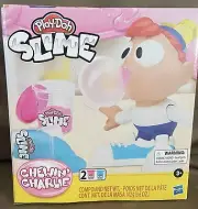 PLAY-DOH CHEWIN’ CHARLIE SLIME BLOWS BUBBLES AGES 3+