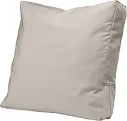 Classic Accessories Ravenna Water-Resistant 23 x 20 x 4 Inch, Outdoor Chair Cushion, Mushroom, Outdoor Chair Cushions, Patio Chair Cushions, Patio Cushions