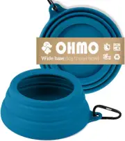 Spill Proof Collapsible Dog Water Bowl 24Oz for Cars, No Splash Portable Bowls f