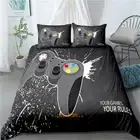 Gamepad Grey Single/Double/Queen/King Bed Quilt/Doona/Duvet Cover Set Linen