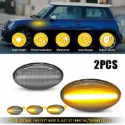Dynamic Amber LED Side Marker Front Lights For MINI R53 Hatchback Coopers 02-06 (for: Mini)