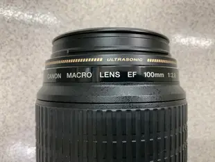 [保固一年][高雄明豐] 95新 Canon EF 100mm f2.8 MACRO USM 便宜賣[F1414]]