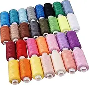 [Haobase] Sewing Thread Assortment Coil 30 Color 250 Yards Each Spool Polyester Thread Sewing Kit for Hand or Machine Sewing