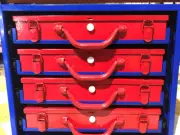 Metal Parts Case Cabinet 4 Draws Heavy Duty Parts Organiser Accessories Storage