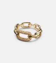 [Shay Jewelry] Shay Jewelry Cable Link 18kt gold ring with diamonds K gold