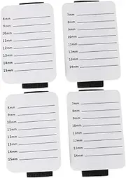 SAFIGLE 4Pcs Lash Hand Pallet Eyelash Extension Holder Tray with Hand Strap for Grafting Eyelashes Lightweight Durable Design Suitable for Professionals Beginners present for Her