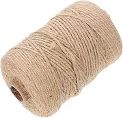 ETHZZLE 1Roll Natural Jute Rope for Wedding Supplies Party Craft and Packaging Durable Versatile Twine for DIY Decorations Home Crafts and Art Projects