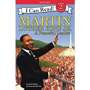 Martin Luther King, Jr. ─ A Peaceful Leader/Sarah Albee I Can Read Level 2 【禮筑外文書店】