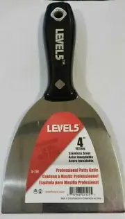 Level5 Professional Putty Knife Stainless Steel 4"