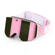Cylindrical Double Layer Ski Goggles Comfortable Windproof Snow Goggles For Skiing Snowmobiling Pink Champagne Pink