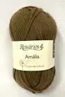 NEW - ROSARIOS 4 Yarn ~AMALIA ~ #7 Brown ~ 100% WOOL ~ 50 g 1.75 oz