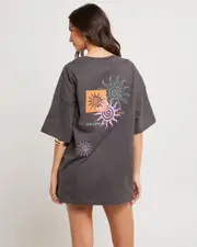 Spiralling Boxy Slouch T-Shirt