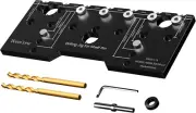 Shelf Pin Jig, WenCrew 1/4 Inch Aluminum Alloy Adjustable Shelf Drill Guide