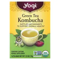 在飛比找iHerb優惠-[iHerb] Yogi Tea 綠茶康普茶，16 茶包，1