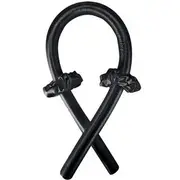 Heatless Foam Hair Curler / Scrunchie / Hair Claw Clip / Set Set of 3 - Hair Curler & 2 Pcs Scrunchie - Black - One Size