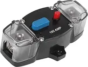 Hihaha DC 12-24V 100Amp Car Truck Circuit Breaker Audio Inline Fuse Holder Durable Material