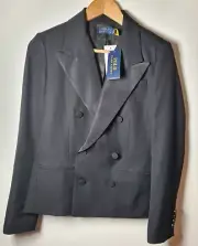Ralph Lauren Womens Size 4 TSS DB Lined Blazer Jacket BNWT
